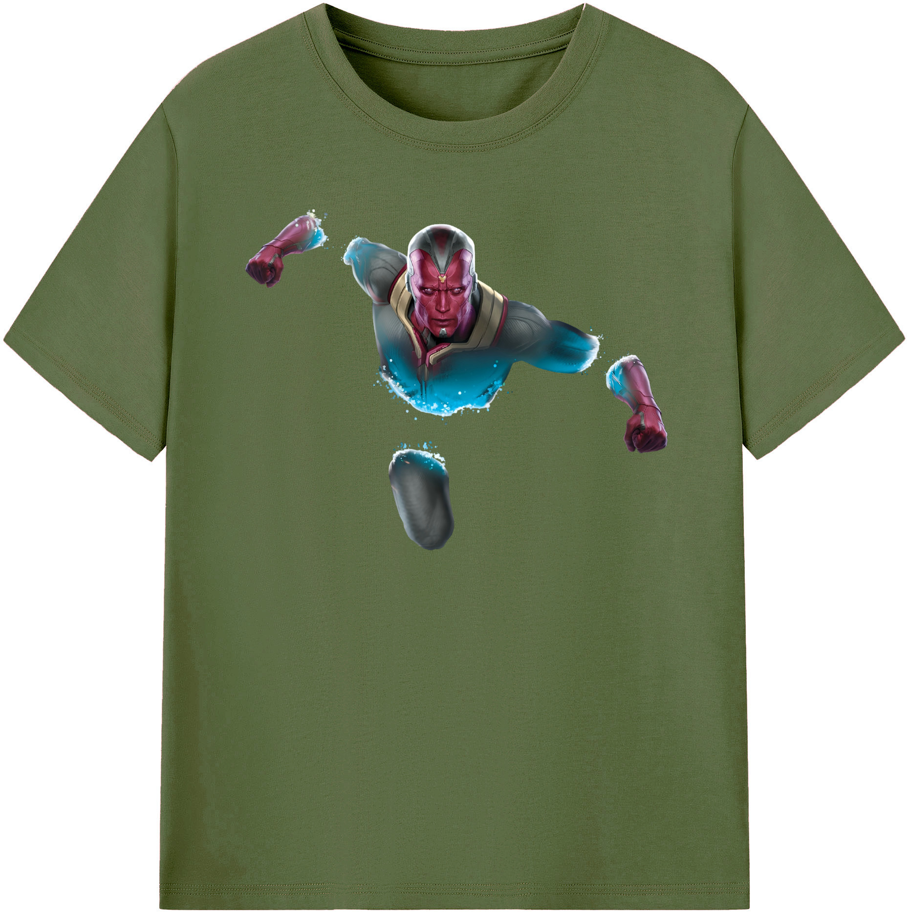 （画像用） アベンジャーズ The Avengers 綿100％半袖Tシャツ（フロントプリント）